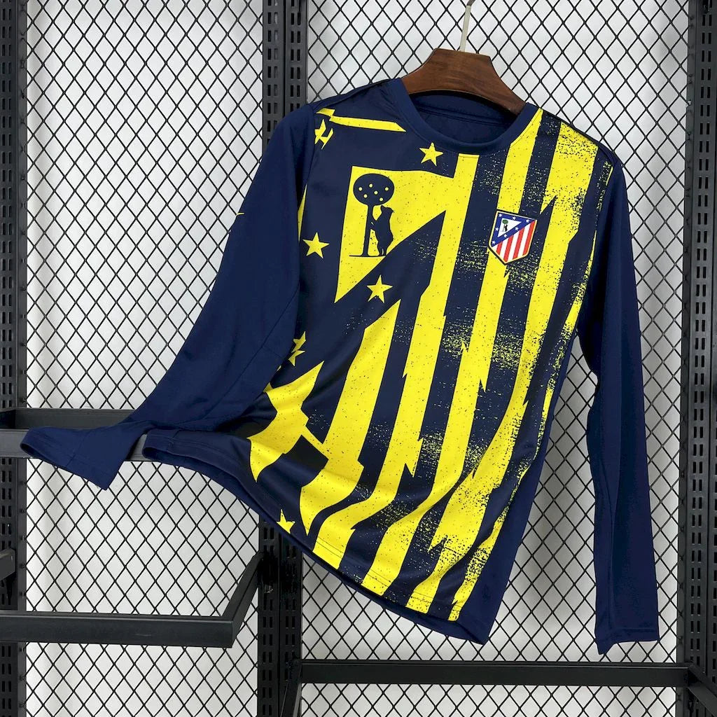 Maillot Atlético Madrid manches longues 2025-26 entraînement