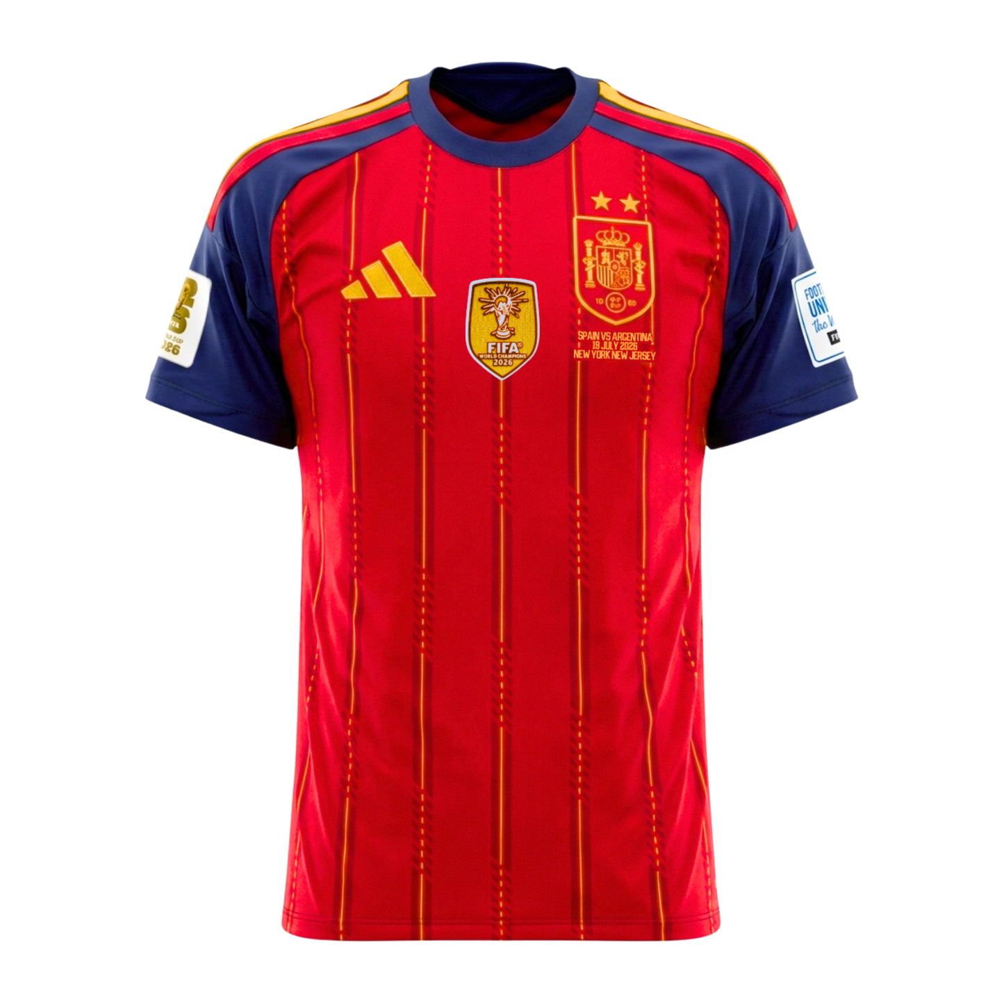 CAMISETA SELECCIÓN ESPAÑA MUNDIAL 2026 - 2 ESTRELLAS LOCAL ⭐️⭐️